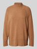 Marella Gebreide pullover met opstaande kraag, model 'FALANGE' Camel