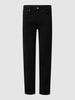 Levi's® Straight Fit Jeans aus Baumwolle Modell '501™' Black