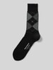 Burlington Sneakersocken mit Strukturmuster Black