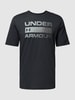 Under Armour T-shirt met labelprint Zwart