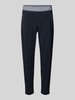 Raffaello Rossi Broek met verkort model, model 'Ribbon' Marineblauw