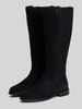 Tommy Hilfiger Stiefel aus echtem Leder mit Logo-Stitching Dunkelblau