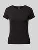 Gina Tricot T-Shirt mit Rundhalsausschnitt Black