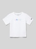 CHAMPION T-Shirt mit Statement-Print Weiss