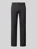JACK & JONES Slim Fit Stoffhose mit Knopf- und Reißverschluss Modell 'MARCO' Dunkelgrau