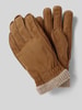 Hestra Handschuhe mit Label-Detail Modell 'Joar' Cognac