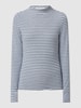 Tom Tailor Denim Shirt met lange mouwen met streepmotief  Lichtblauw