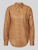 BOSS Orange Blouse met opgestikte borstzak, model 'Bostik' Cognac