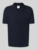SELECTED HOMME Regular fit poloshirt van katoenmix, model 'TRISTAN' Donkerblauw