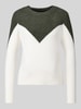 VERO MODA Regular Fit Pullover mit Woll-Anteil Modell 'PLAZA' Dunkelgruen