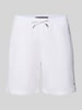 Tommy Hilfiger Regular Fit Shorts aus Baumwoll-Elasthan-Mix Weiss