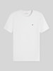 Tommy Hilfiger Slim Fit T-Shirt aus reiner Baumwolle Ecru