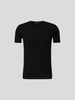 Balmain T-Shirt mit Label-Stitching Schwarz