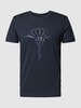 JOOP! Collection T-shirt met logoprint, model 'Alerio' Marineblauw