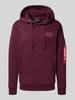 Alpha Industries Bluza z kapturem Bordowy