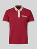Napapijri Regular Fit Poloshirt mit Label-Stitching Modell 'E-MURLO' Bordeaux