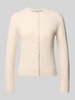 Topshop Slim Fit Strickjacke mit Woll-Anteil Modell 'Sia' Weiss
