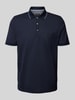 OLYMP Level Five Poloshirt met borstzak en labelstitching Marineblauw