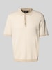 Cinque Regular fit poloshirt met structuurmotief, model 'FLAVIN' Beige