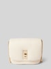 Tommy Hilfiger Crossbodytas van schapennappa met labeldetail Offwhite