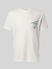 Tommy Jeans Regular Fit T-Shirt aus reiner Baumwolle Offwhite