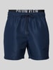 Calvin Klein Underwear Badehose mit Label-Print Marine