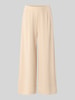 Rich & Royal Wide leg sweatpants van modalmix Beige