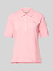 Gant Poloshirt met labelstitching Felroze