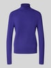 Christian Berg Woman Gebreide pullover met ribboorden Violet