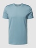 Christian Berg Men T-shirt met ronde hals Metallic turquoise