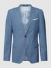 JOOP! Collection 2-Knopf-Sakko mit Brustleistentasche Modell 'Herby' Blau