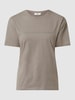 MSCH Copenhagen T-Shirt aus Bio-Baumwolle Modell 'Liv' Dunkelgrau