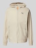 PUMA PERFORMANCE Softshell-jack met logoprint, model 'PUMATECH' Beige