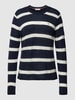 Tommy Hilfiger Strickpullover mit Rollsaum Marine