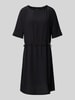 Marc Cain Knielanges Kleid mit Tunnelzug Black