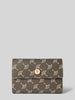 JOOP! Portemonnaie mit Logo-Muster Modell 'cosma' Schlamm