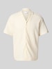 SELECTED HOMME Relaxed Fit Freizeithemd mit Umlegekragen Modell 'SLHRELAXBANE' Offwhite
