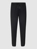 Christian Berg Men Sweatpants mit Label-Details Black