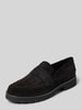Högl Loafers aus Velours mit profilierter Sohle Black