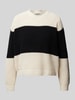 Vero Moda Pullover mit Rundhalsausschnitt Modell 'AGATE' Beige