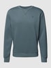 G-Star Raw Sweatshirt mit Logo-Stitching Modell 'Premium' Helltuerkis