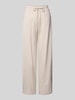 Only Loose Fit Stoffhose aus Viskose-Mix Modell 'JANY' Beige