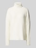 Rich & Royal Strickpullover mit Rollkragen Offwhite