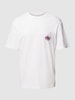 Jack & Jones T-shirt met motiefprint, model 'LAFAYETTE' Wit