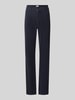 Brax Smalle broek van mix van katoen en lyocell model 'CAROLA' Marineblauw