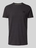 Superdry T-Shirt mit Label-Stitching Anthrazit Melange