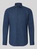Christian Berg Men Regular Fit Business-Hemd mit Haifischkragen Marine