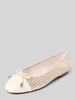 INUOVO Ballerinas mit Schleifendetail Offwhite