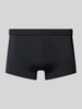 HOM Slim Fit Badeshorts mit Label-Patch Modell 'SEA LIFE' Black