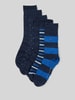 Tommy Hilfiger Socken mit Label-Stitching im 5er-Pack Marine